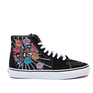 Vans Sk8-Hi Day of the Dead Casual Shoes GITD Men's 5 / Women's 6.5 NEW